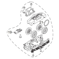 M&auml;rklin H0 AC Treibgestell vorne (Schleifer) zu Re 420