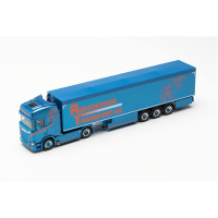 Herpa H0 Scania CR 20 HD Schubboden-Sattelzug...