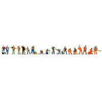 NOCH H0 XL-Set &ldquo;Bei der Arbeit&rdquo;, 18 Figuren
