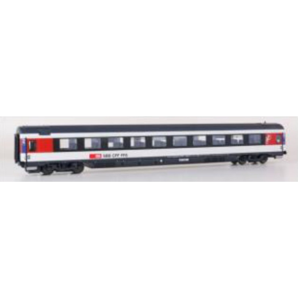 L.S. Models H0 DC Schnellzugwagen Bpm, SBB, EC, 2. Kl., Design Ep. VI