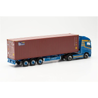 Herpa H0 Volvo FH Gl. XL 2020 Container-Sattelzug "Kollmeyer/Beacon" (Nordrhein-Westfalen/Bielefeld)