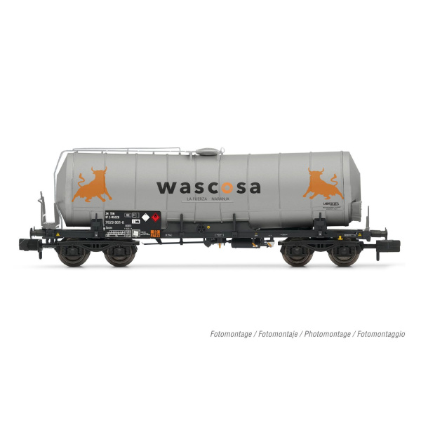 Arnold N DC 4-achsiger Kesselwagen Wascosa Fuerza Naranja