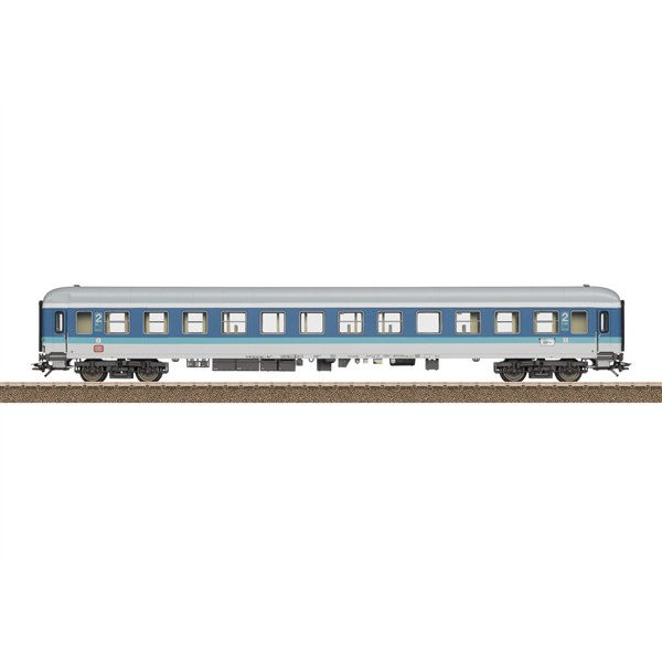 Trix H0 DC Personenwagen InterRegio DB, weiss/hellblau/blau