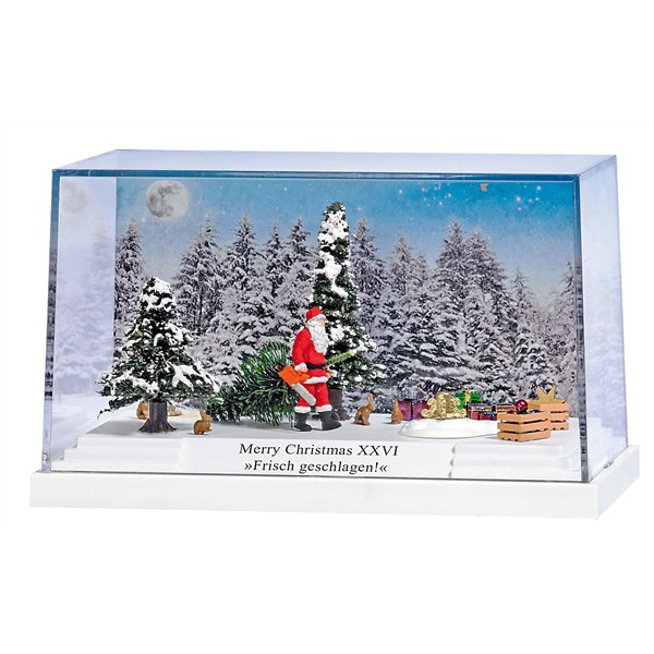 BUSCH H0 Diorama: Merry Christmas XXVI &raquo;Frisch geschlagen!&laquo;