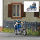 BUSCH H0 Action Set: US Motorrad mit Bikerp&auml;rchen
