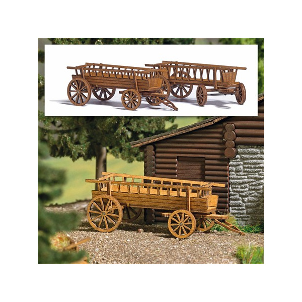 BUSCH H0 2 Heuwagen