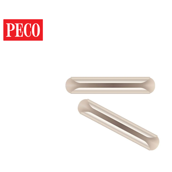Peco 0e Schienenverbinder isoliert Code 100, Pack &agrave; 12