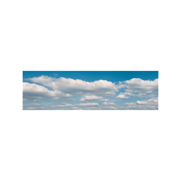 Vollmer Hintergrundkulisse Wolken, vierteilig, 2660 x 800 mm