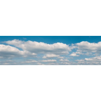 Vollmer Hintergrundkulisse Wolken, vierteilig, 2660 x 800 mm