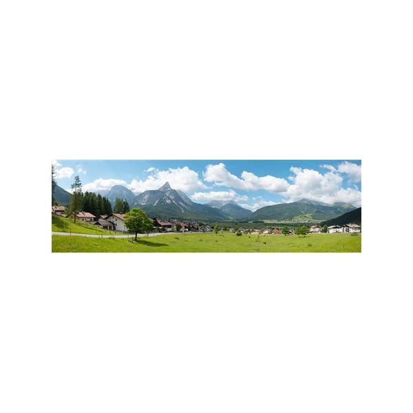 Vollmer Hintergrundkulisse Alpenvorland, vierteilig, 2660 x 800 cm, ersetzt 46111