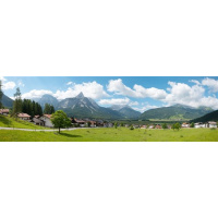 Vollmer Hintergrundkulisse Alpenvorland, vierteilig, 2660...
