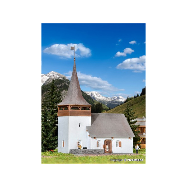 Kibri N Dorfkirche Sertig