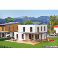 Kibri H0 Kubushaus Lina mit Terrasse - Polyplate Bausatz