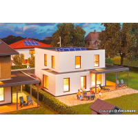 Kibri H0 Kubushaus Lina mit Terrasse - Polyplate Bausatz