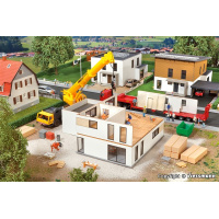 Kibri H0 Kubushaus Julia im Bau - Polyplate Bausatz