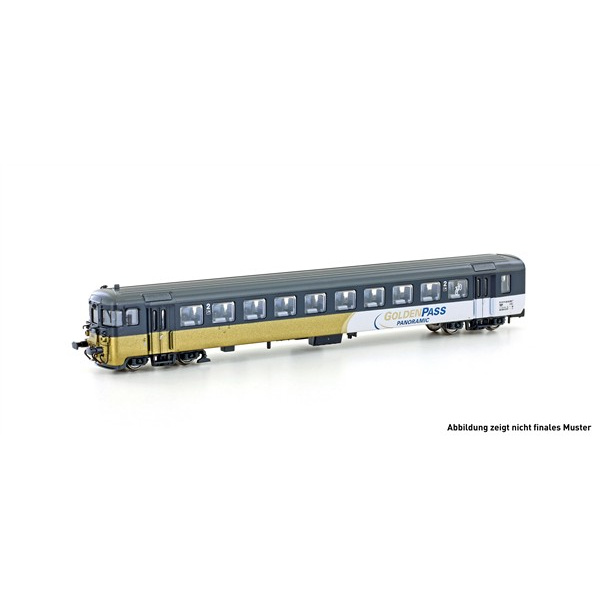 Hobbytrain N DC Steuerwagen BLS GoldenPass, Ep. V, Innenbeleuchtung