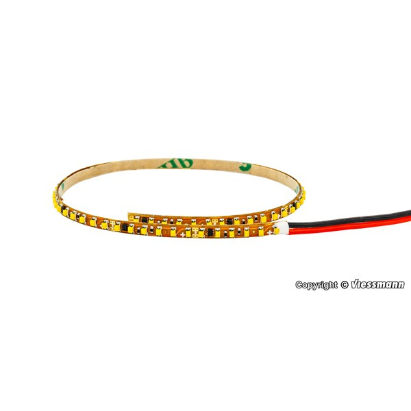 Viessmann H0 LED-Leuchtstreifen 2,3 mm breit mit 66 LEDs warmweiss