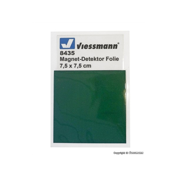 Viessmann H0 Magnet-Detektor Folie L 7,5 x B 7,5 cm