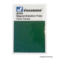 Viessmann H0 Magnet-Detektor Folie L 7,5 x B 7,5 cm