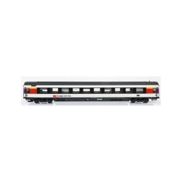 L.S. Models H0 DC Schnellzugwagen Apm, SBB, EC, 1. Kl., Design Ep. VI