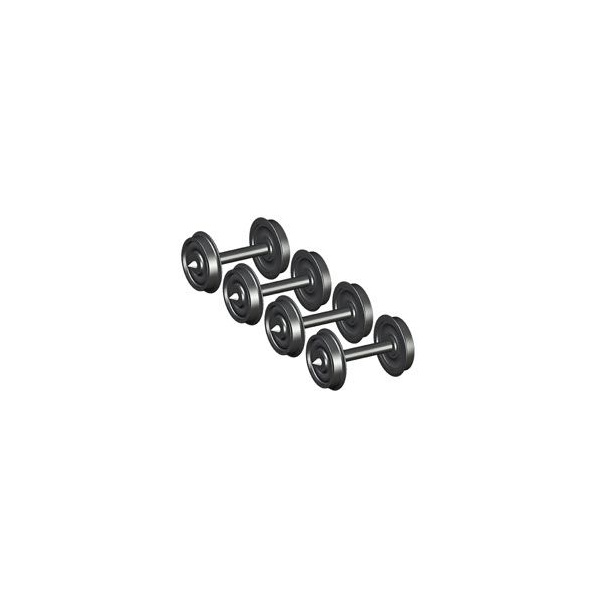 ESU H0 AC Radsatz Wechselstrom &Oslash; 10,8mm (4 St&uuml;ck)