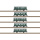 Trix H0 DC Reisezugwagen-Set, DB, gr&uuml;n, 5-teilig, Innebeleuchtung