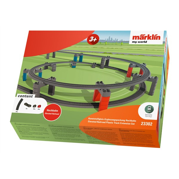 M&auml;rklin H0 my world - Kunststoffgleis-Erg&auml;nzungspackung Gleiswendel zu Startpackung "Batman"