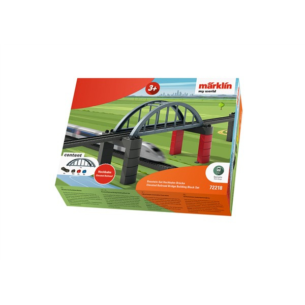 M&auml;rklin H0 my world - Baustein-Set Hochbahn-Br&uuml;cke