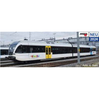PIKO H0 DC Triebzug GTW 2/6 733-1, Thurbo, weiss/schwarz,...