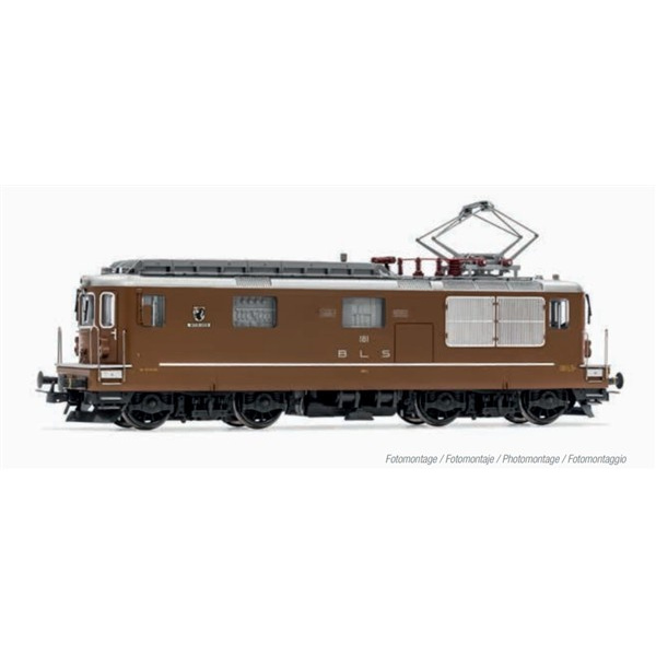 Rivarossi H0 AC Elektrolokomotive Re 4/4 181, "Interlaken", BLS, braun, digital Sound