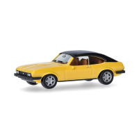 Herpa H0 Ford Capri II mit Vinyldach, daytonagelb