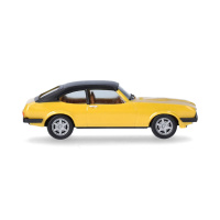 Herpa H0 Ford Capri II mit Vinyldach, daytonagelb