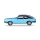 Herpa H0 Ford Capri II mit Vinyldach, miamiblaumetallic
