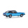 Herpa H0 Ford Capri II mit Vinyldach, miamiblaumetallic