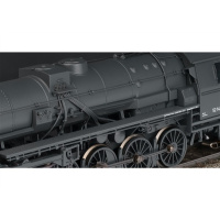 M&auml;rklin H0 AC Dampflokomotive Baureihe 52, DR, grau, digital Sound