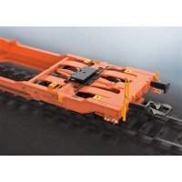 Trix H0 DC Doppel-Taschenwagen Sdggmrss "Bertschi"