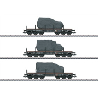 M&auml;rklin H0 AC G&uuml;terwagen-Set 3 Schwerlastwagen SSyms K&ouml;ln, DR