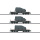 M&auml;rklin H0 AC G&uuml;terwagen-Set 3 Schwerlastwagen SSyms K&ouml;ln, DR