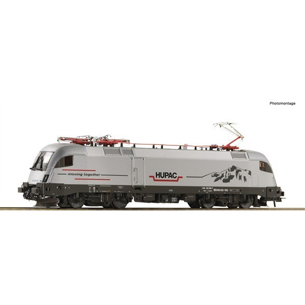Roco H0 DC Elektrolokomotive ES 64 U2-100, HUPAC, analog
