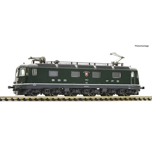 Fleischmann N Elektrolokomotive Re 6/6 11662 "Reuchenette-Pery", SBB, gr&uuml;n, digital Sound