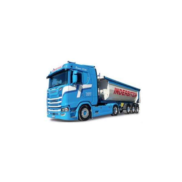 Herpa H0 Scania CS20 ND Kipp-Sattelzug "Inderbitzin" (Schwyz)
