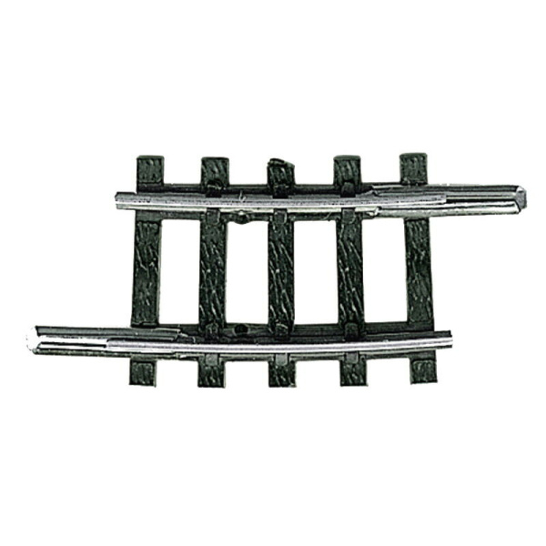 Minitrix N DC Gleis gebogen, R2, 228,2mm, 6&deg;
