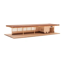 NOCH H0 Bahnhof Berg&uuml;n, Lasercut Bausatz