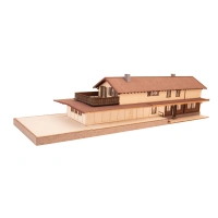 NOCH N Bahnhof Berg&uuml;n, Lasercut Bausatz