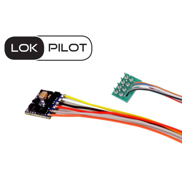 ESU LokPilot 5 micro, DCC, MM, SX, 8-pin Kabel, NEM 652