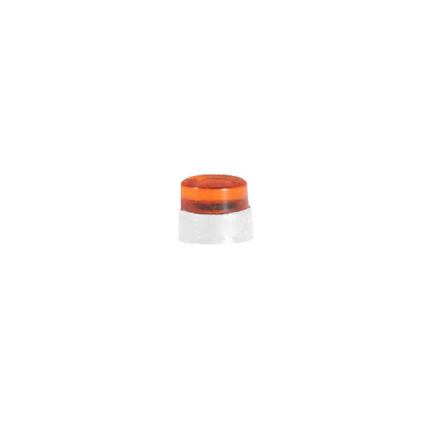 Herpa H0 Zubeh&ouml;r flache Rundumleuchten f&uuml;r LKW, orangetransparent