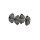 Roco H0 AC Radsatz Wechselstrom, &Oslash; 10,0mm (2 St&uuml;ck)