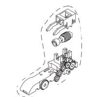M&auml;rklin H0 gearbox De 6/6 Seetal Crocodile, concrete...