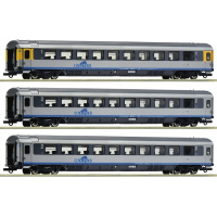 Roco H0 DC Personenwagen Set 1, Cisalpino, CIS, 3-teilig