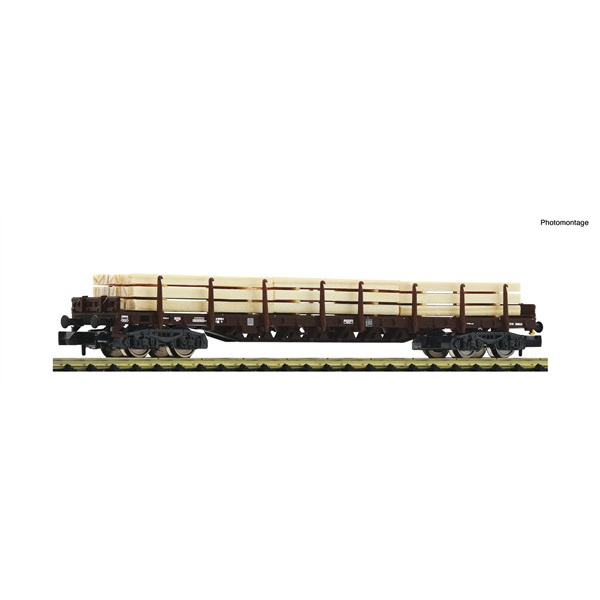 Fleischmann N Rungenwagen Rs, SBB, Holzbeladung